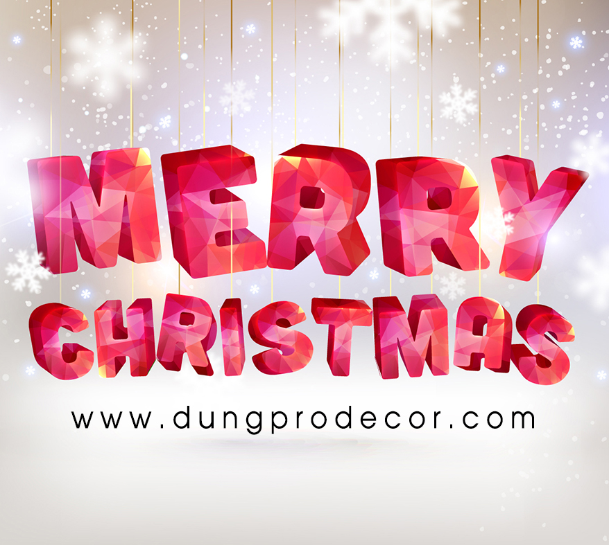 MẪU CHỮ MERRY CHRISTMAS VÀ HAPPY NEW YEAR